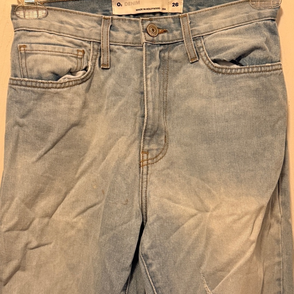 O2 Denim Destroyed Jeans - Picture 2 of 7